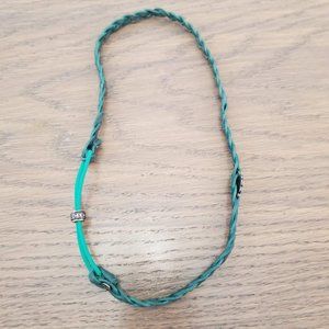 Lucky Brand Braided Turquoise Headband